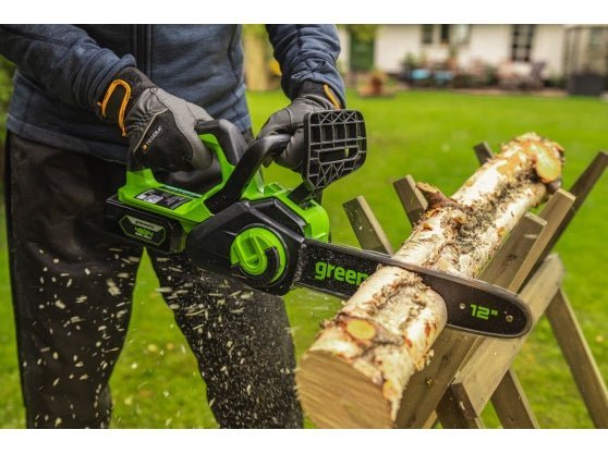Greenworks 24V 30cm (12”) Cordless Brushless Chainsaw (Tool Only) - Risborough Garden Machinery