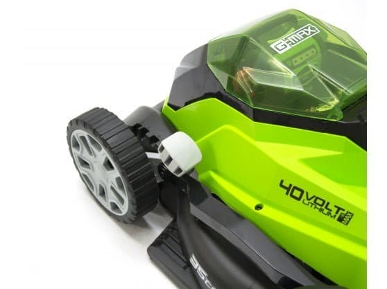 Greenworks 40V 35cm (14”) Cordless Lawnmower with 2 x 2Ah Battery & Charger - Risborough Garden Machinery
