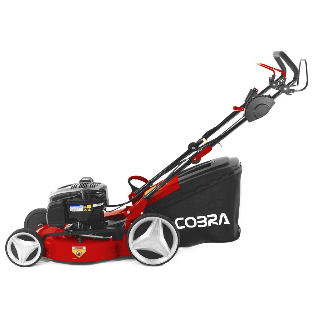 Cobra MX515SPBI Premium 4-in-1 5-Speed Self-Propelled Petrol Lawn Mower (Electric Start) - Risborough Garden Machinery