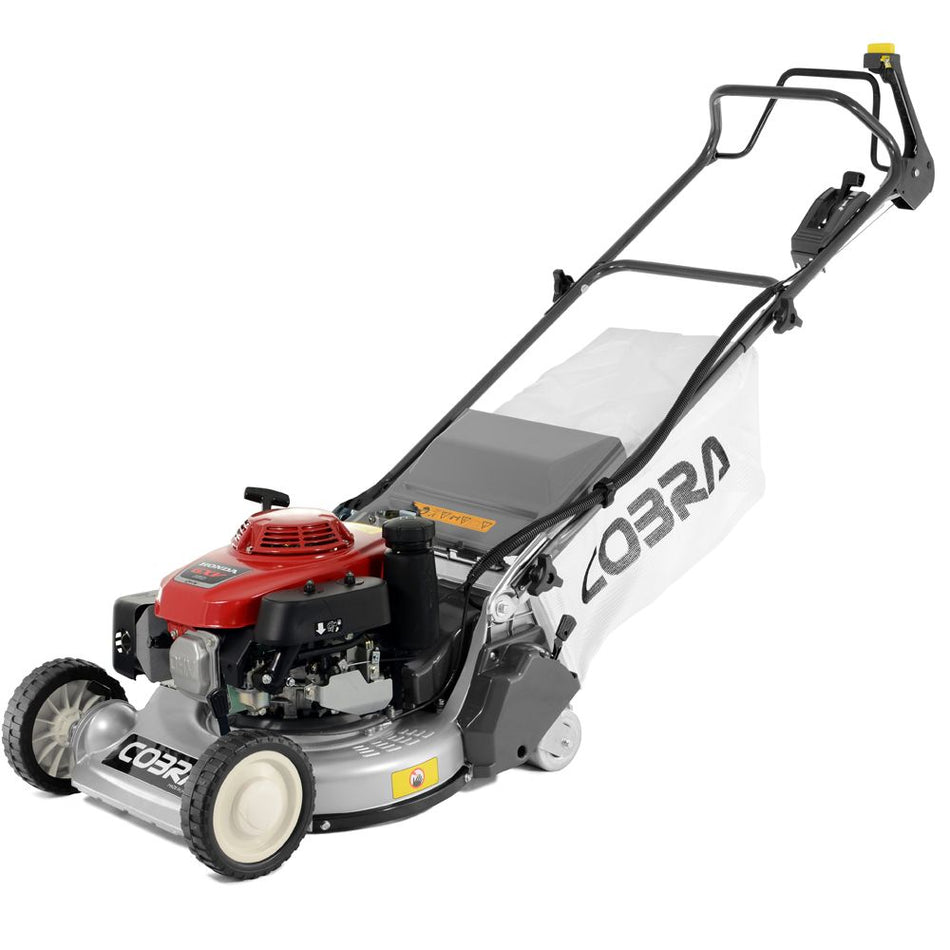 Cobra Pro RM48SPH Self-Propelled Rear Roller Petrol Lawn Mower - Risborough Garden Machinery