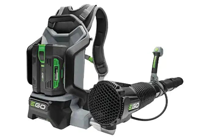 EGO Cordless Backpack Leaf Blower Kit (5.0Ah + Rapid Charger) - Risborough Garden Machinery