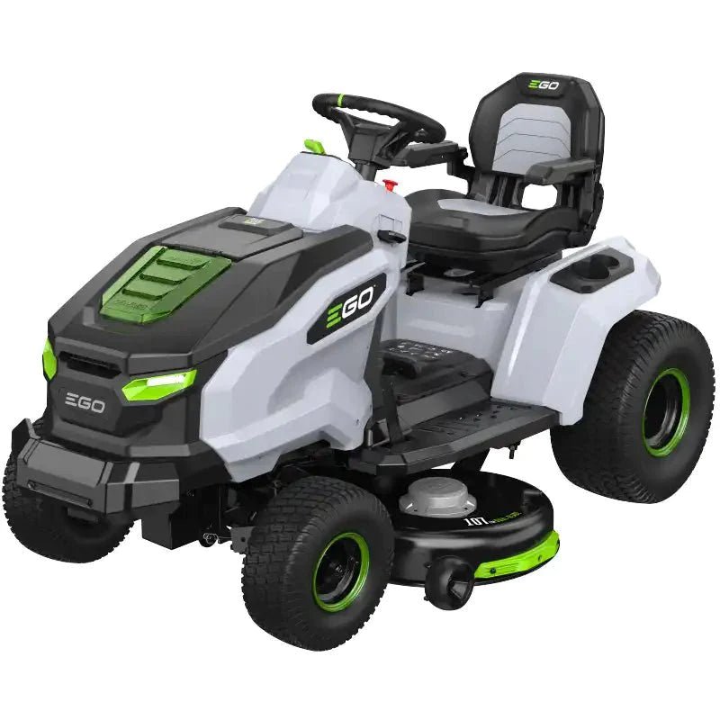 EGO TR4201E Premium Battery Ride-On Tractor Mower Kit 107cm / Side-Discharge - Risborough Garden Machinery