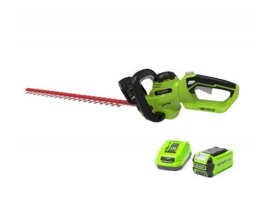 Greenworks 40V 61cm (24”) Cordless Hedgetrimmer with 2Ah Battery & Charger - Risborough Garden Machinery