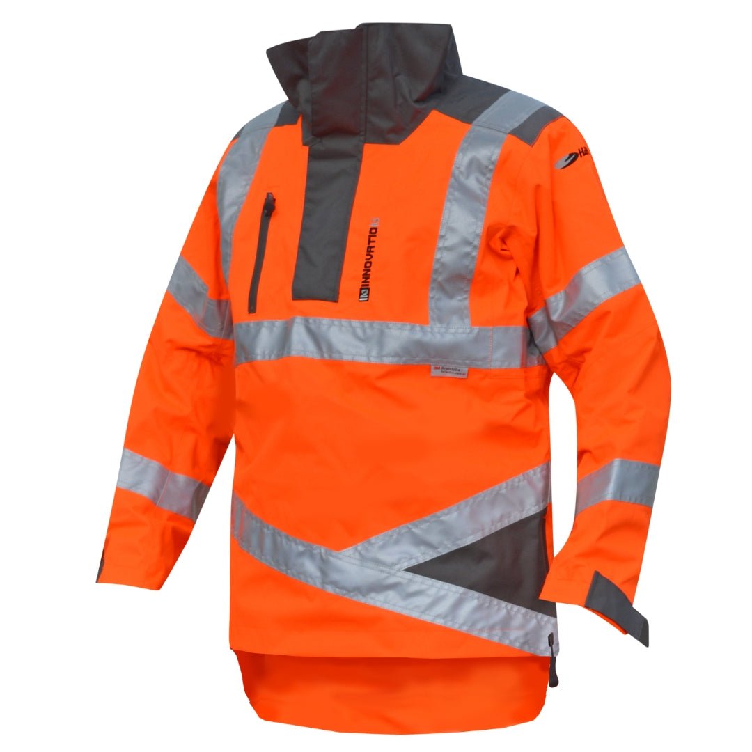 Harkie Hi - Vis Innovation 2 Smock, Orange - Risborough Garden Machinery