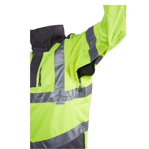 Harkie Hi - Vis Innovation 2 Smock, Yellow - Risborough Garden Machinery