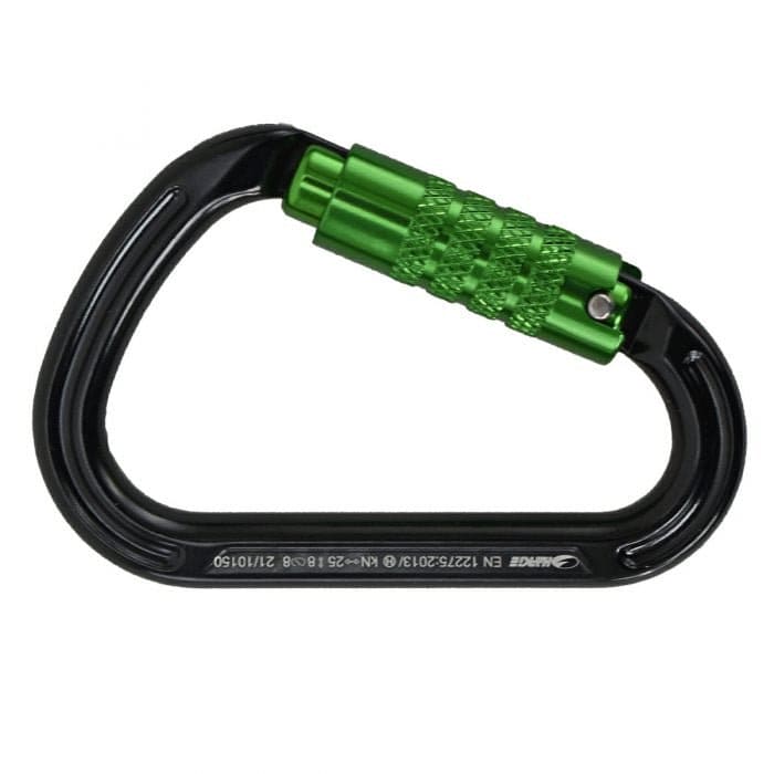 Harkie HMS Karabiner, 3 way locking, green gate - Risborough Garden Machinery