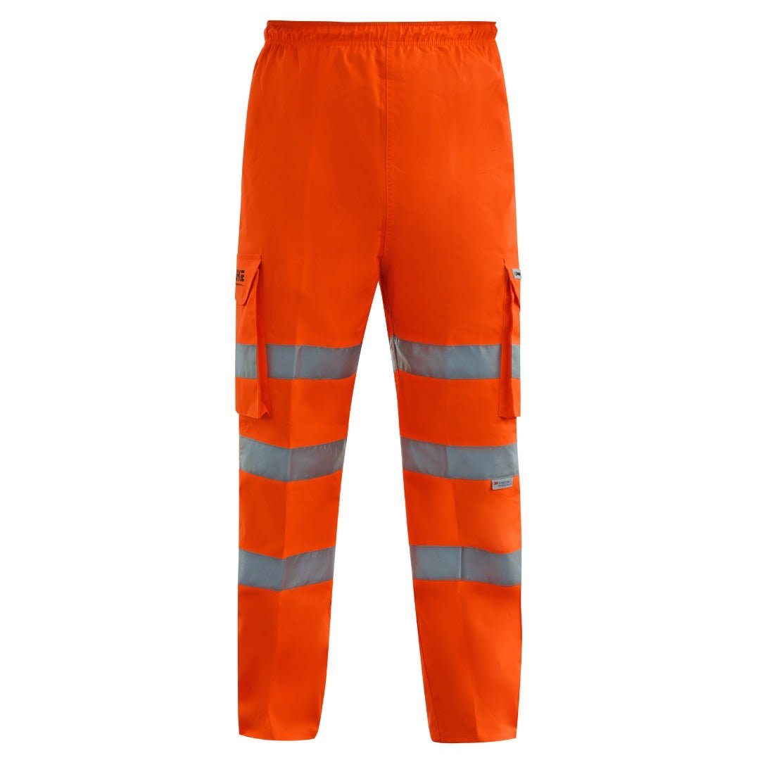 Harkie Waterproof Trousers, HV Orange - Risborough Garden Machinery