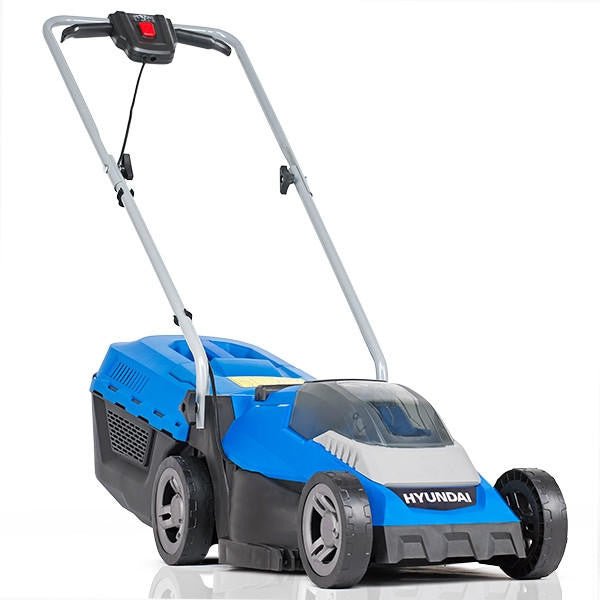 Hyundai 12.6'' / 32cm 40V Cordless Lawnmower Rear Roller 2.5Ah Li - Ion Battery Powered | HYM40LI330P - Risborough Garden Machinery