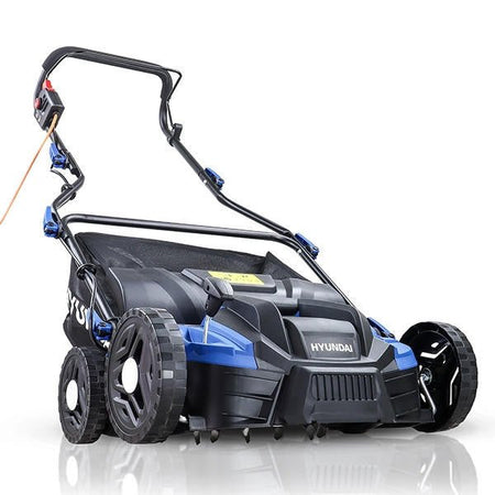 Hyundai 14'' / 36cm Electric Lawn Scarifier Aerator Lawn Rake 1500W 230V | HYSC1500E - Risborough Garden Machinery