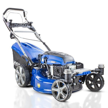 Hyundai 20" / 51cm 196cc 3 - in - 1 Self - Propelled Lawnmower, Easy Turn, Electric Start, 70L Collector, Rear Discharge & Mulching | HYM510SPEZ - Risborough Garden Machinery