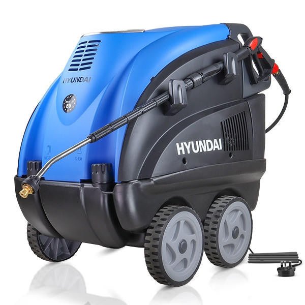 Hyundai 2170PSI 250bar Hot Pressure Washer 140?C 2.8kW Power Jet Washer, Axial Cylinder Pump| HY150HPW - 1 - Risborough Garden Machinery