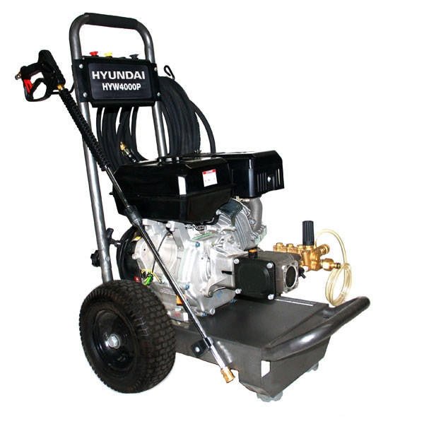 Hyundai 4000psi 275bar Petrol Pressure Washer 15L/Min 14hp 420cc, Annovi Reverberi (AR) Pump| HYW4000P - Risborough Garden Machinery