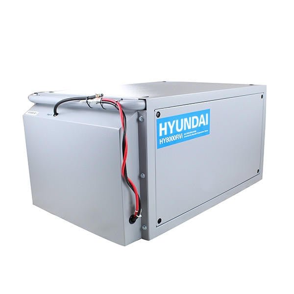 Hyundai Petrol 7.5kw Underslung Vehicle Mounted RVi Generator, Pure Sine Wave Output, Includes Fittings & Panel | HY8000RVi - Risborough Garden Machinery