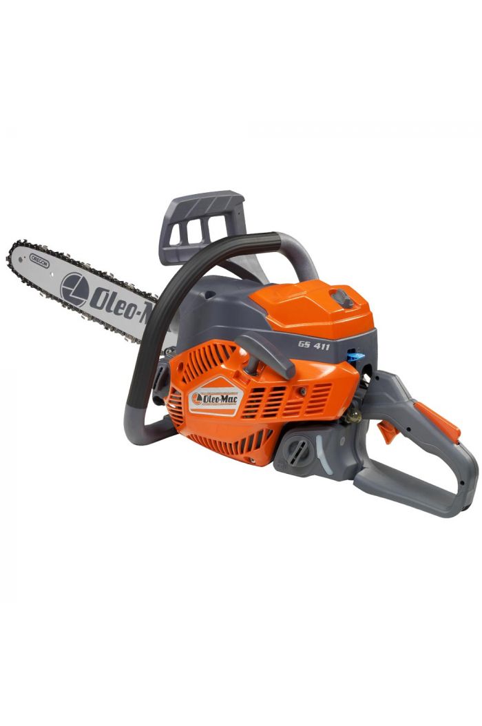 Oleo - Mac GS 411 Petrol Chainsaw 39cc / 16" Bar / 0.325" Microlite Chain - Risborough Garden Machinery